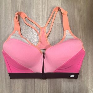 VSX Vibrant Pink and Orange Sports Bra